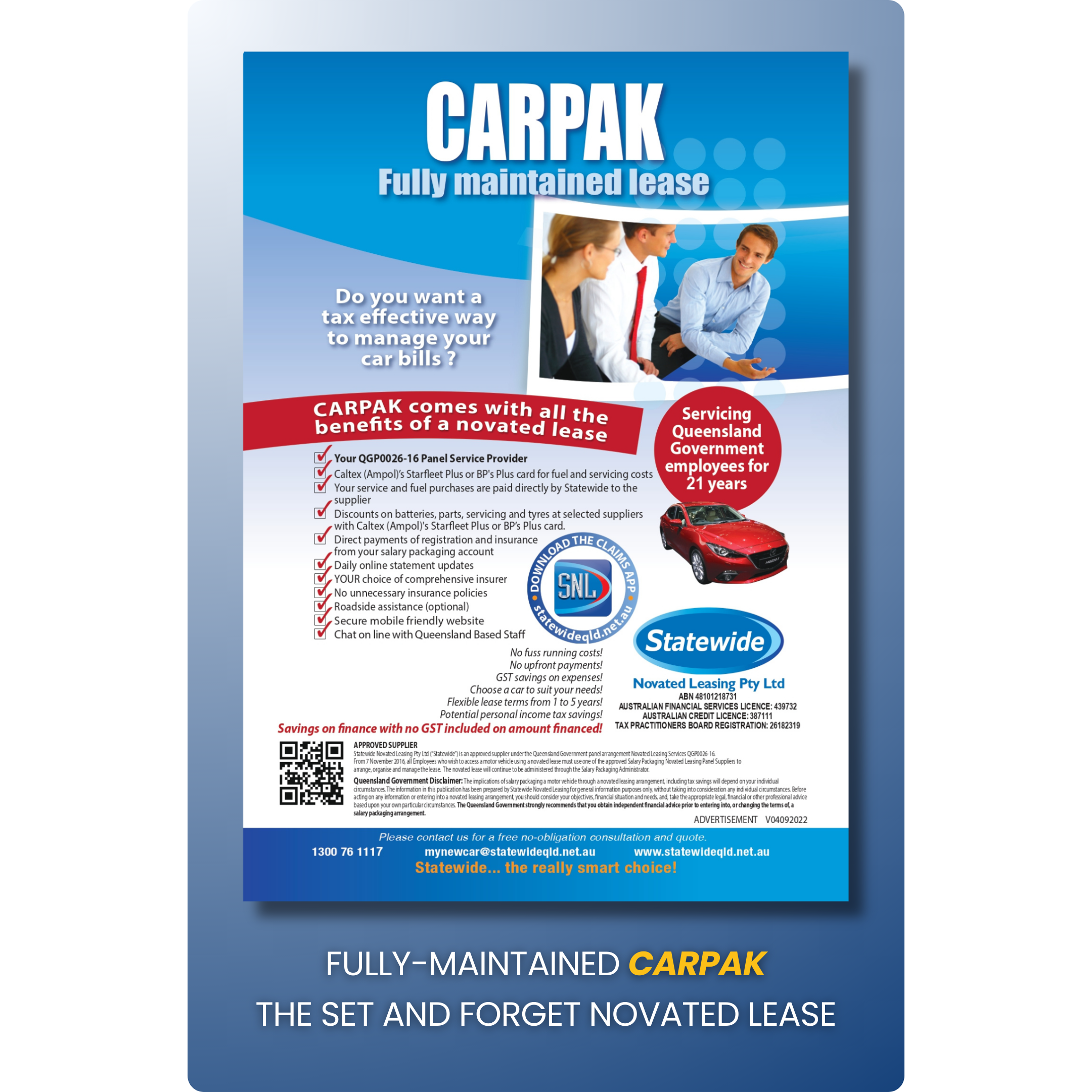 Click for CarPak PDF brochure